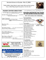 7th Sunday of Easter 2024